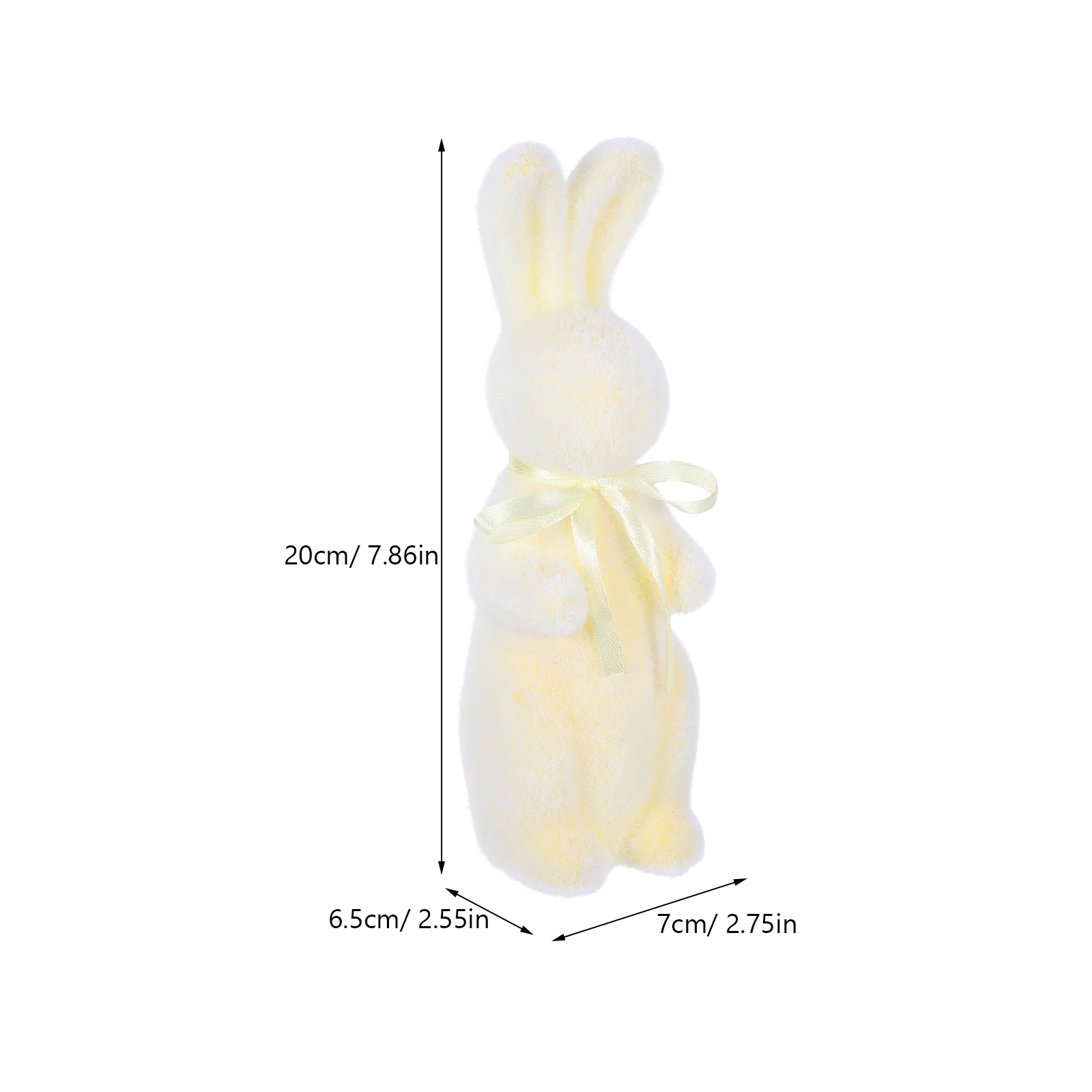 Easter Bunny Statue Charming Realistic Design Easter Table Centerpiece Garden Decoration Rabbit Outdoor Ornament