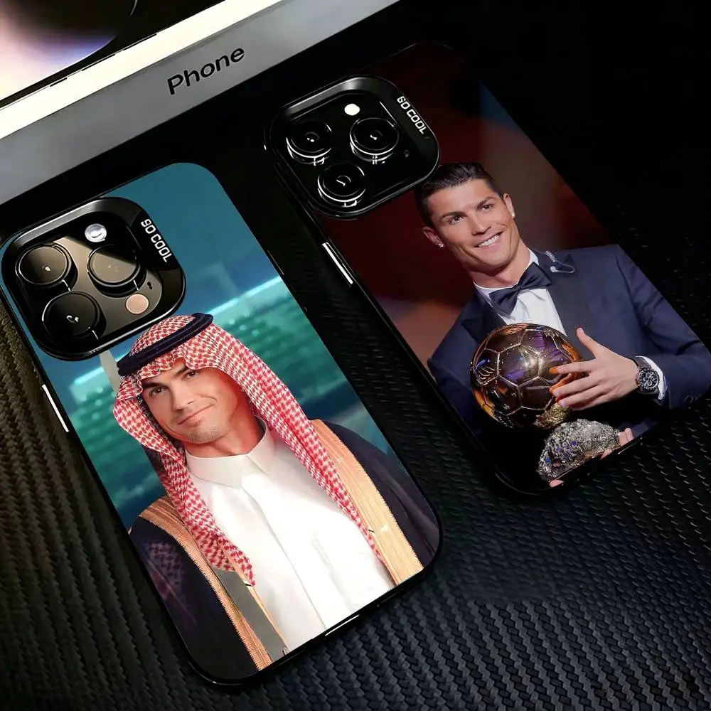 

Handsome Ronaldo CR7 Silver Cover For Phone Case For iPhone 17,16,15,14,13,12,11 Plus,Pro Max,XS