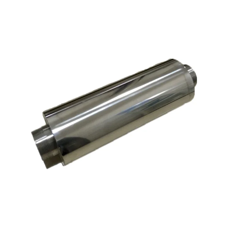 PT  G2 1/2inch 75mm SS muffler For7.5KW High pressure Regenerative blower Vortex Gas Pump CNC Router Vacuum Pump