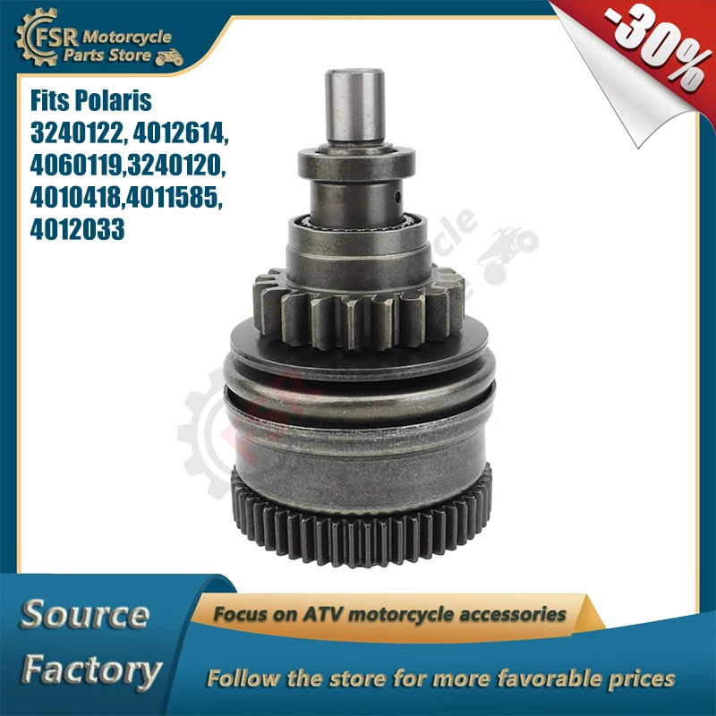 

Starter Drive,Fits Polaris ATV/UTV RZR Ranger Sportsman 600 700 800 & Jet Ski SL SLX SLT Genesis Virage MSX 650-1050