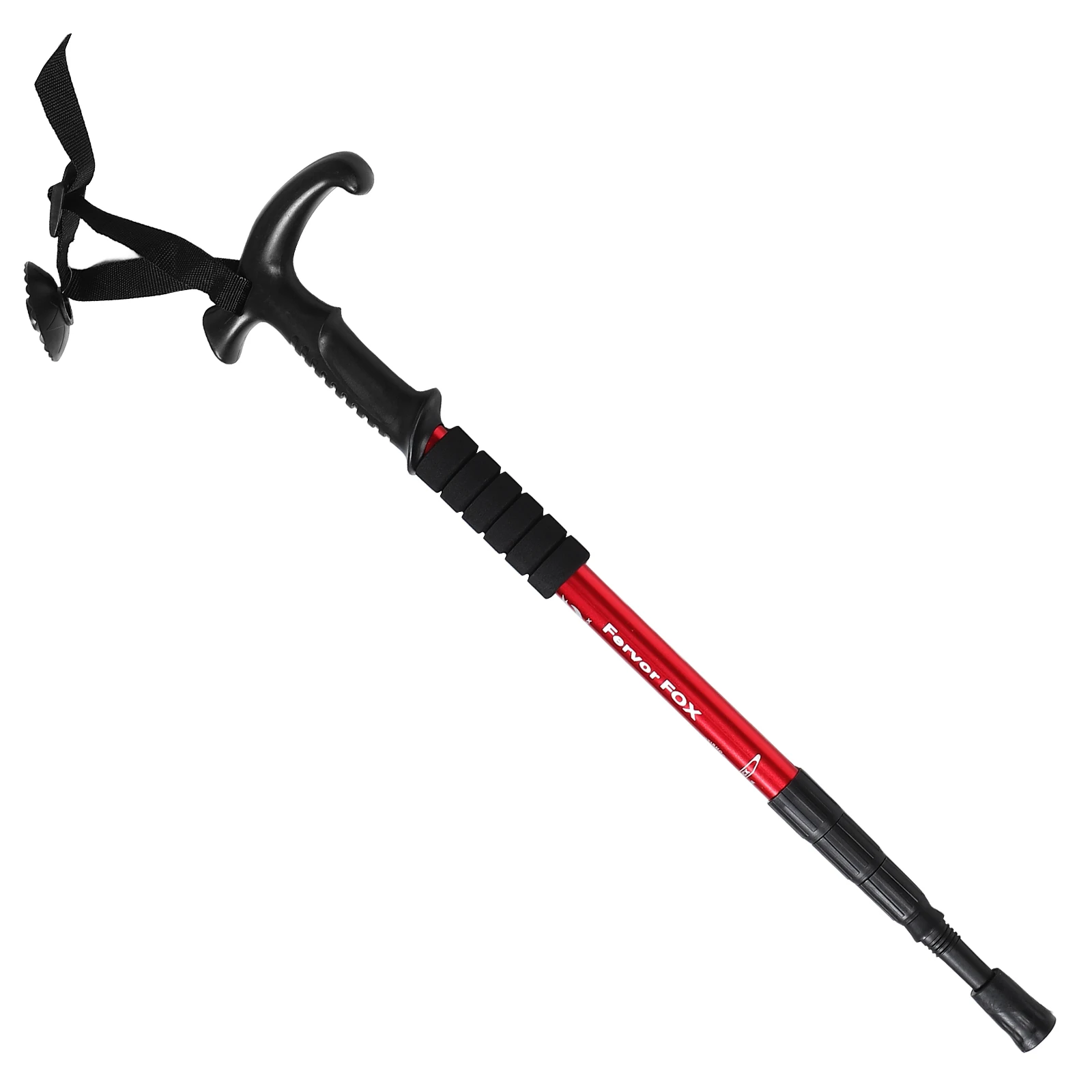 

Collapsible Aluminum Alloy Shock Absorption Trekking Poles Telescopic Hiking Sticks Adjustable Height Walking Canes for Women