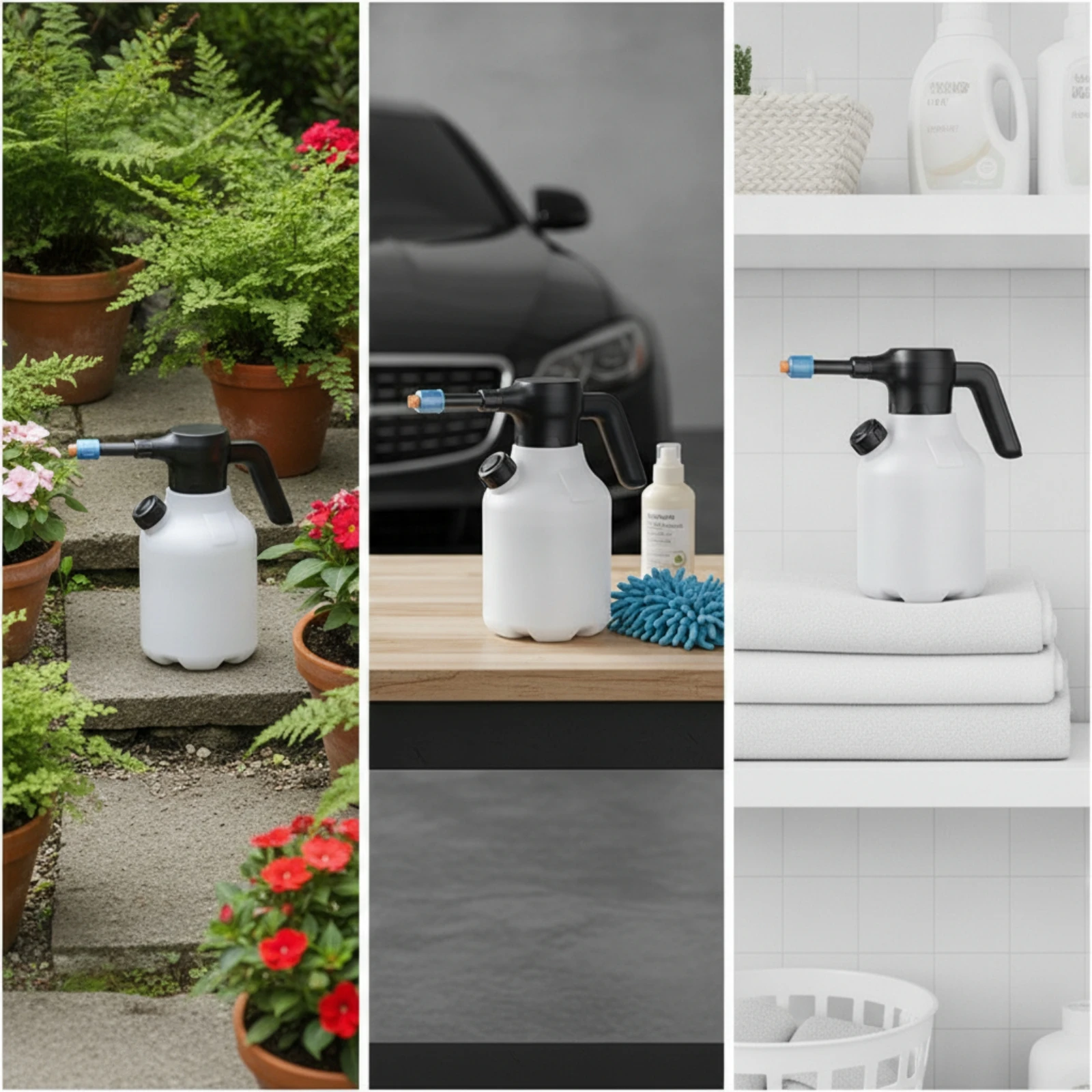 Electric Spray Bottle Automatic Electric Pump Sprayer Spray Bottle with Charging Cable Multi-Purpose Fine Atomization
