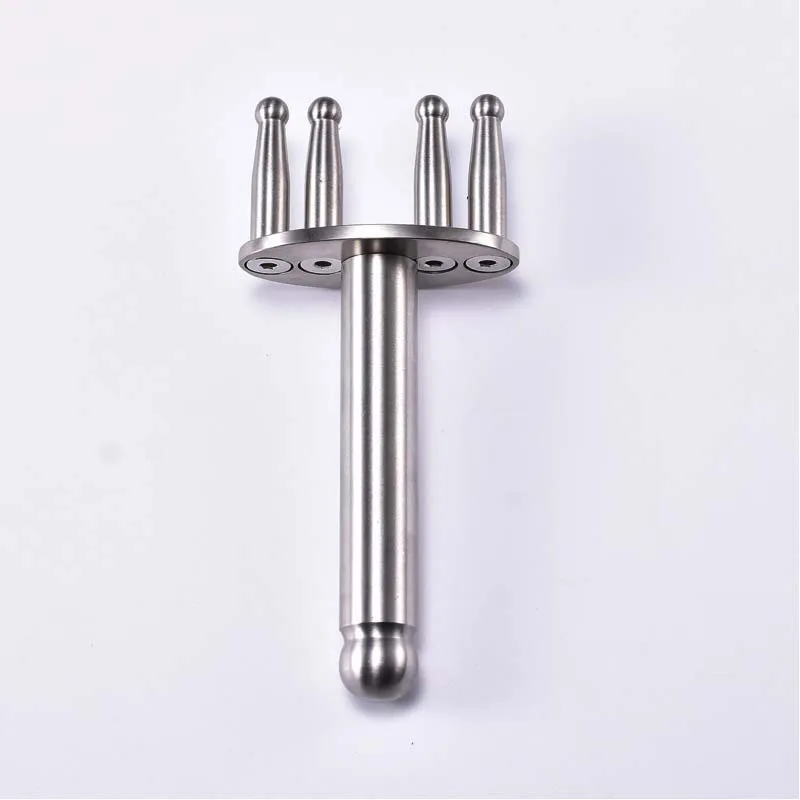 Magnetic Point Four-pronged Round Head Magnetic Fork Meridian Massage Stick To Dredge Lymphatic Muscle Relaxation