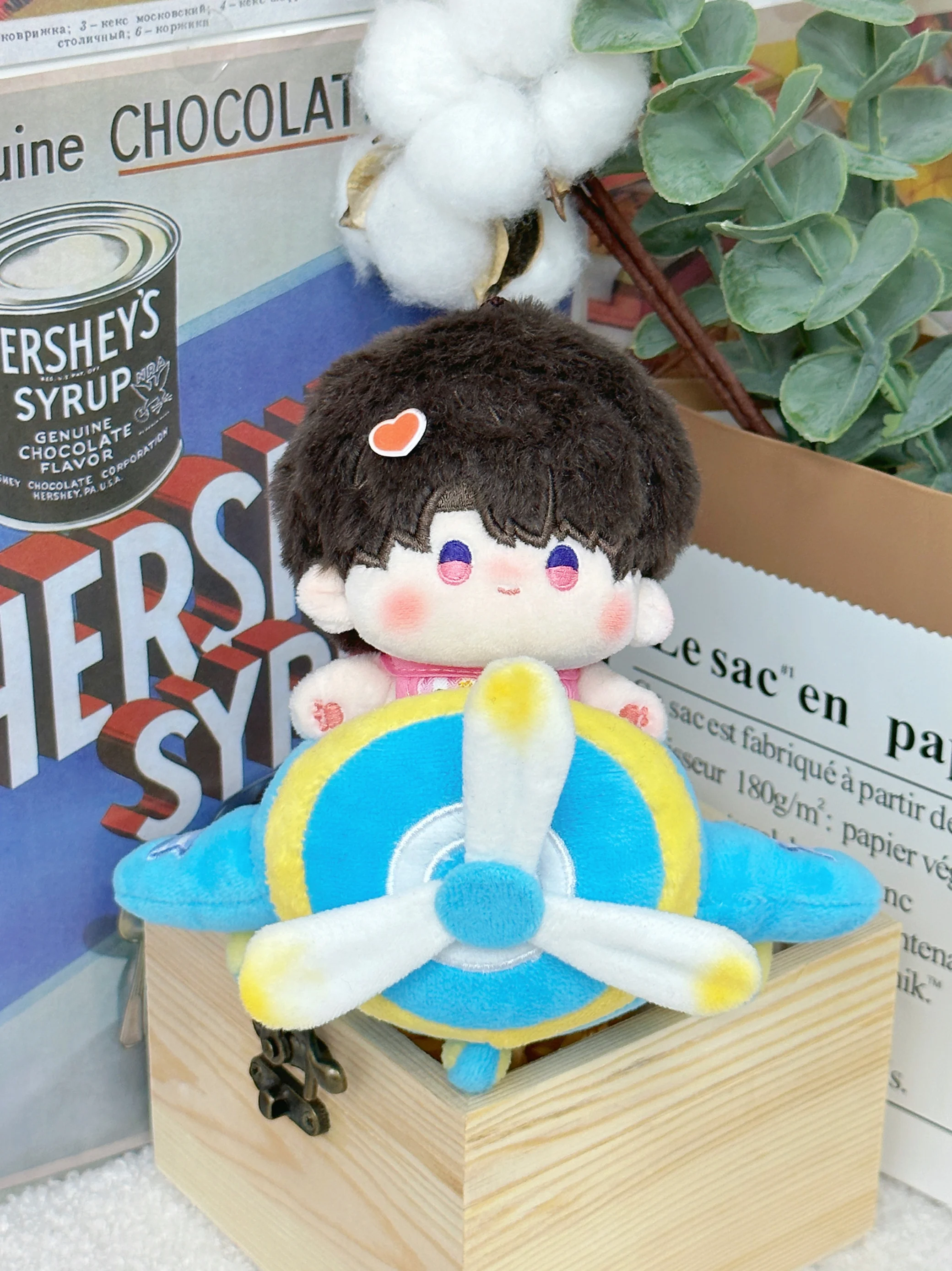Anime Love and Deepspace Caleb Cosplay Cute Plane Doll Cartoon Plush Stuffed Doll Body Plushie Pillow Toys Gift Collection