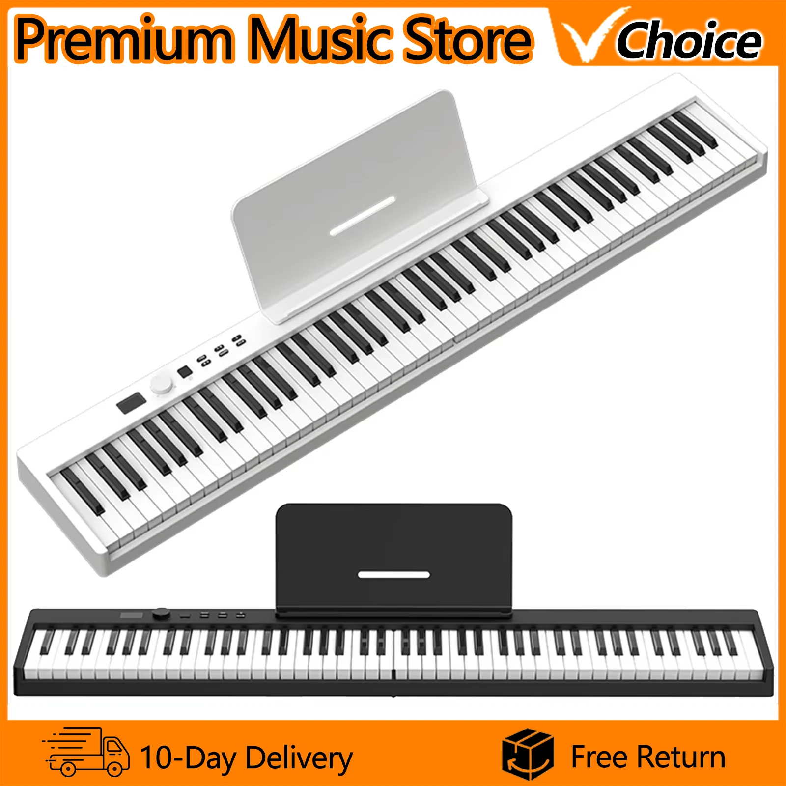 Midi Keyboard Controller 88 Key - IRIN PJ88C Składane Pianino Cyfrowe 88-Klawiszowe