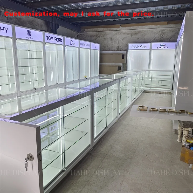 

на заказ.Лучшие продажи настенного стекла, парфюмерной косметической витрины, дизайн интерьера шкафа, распродажа мебели