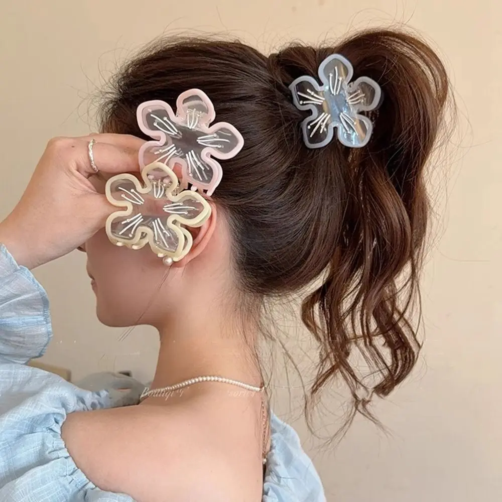 

Dowell Korean Style Hair Clip Cute Acetate Hair Accessories for Women And Girls Fashionable Hair Grips