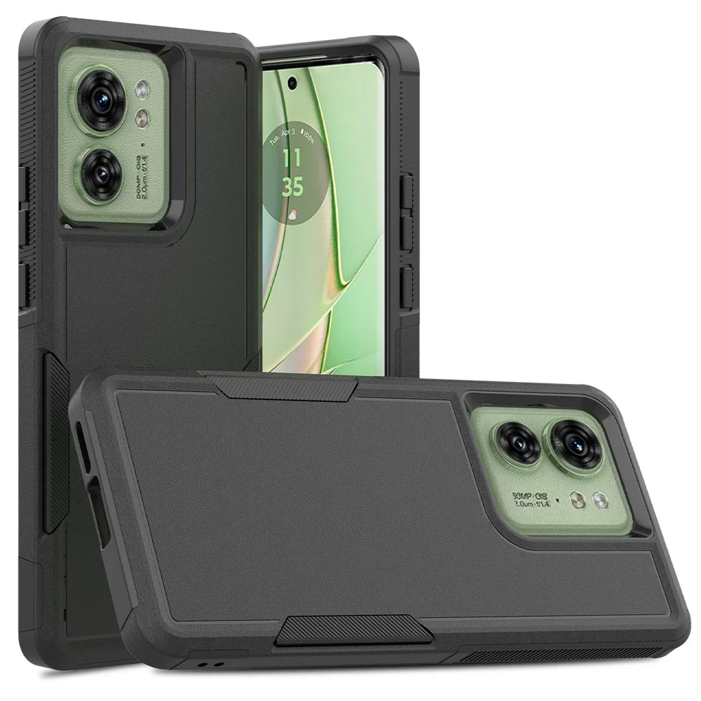 Hybrid Rugged Armor Shockproof Phone Case For Motorola Moto Edge 40 Neo Pro Soft TPU Frame Hard Plastic Back Cover Fundas