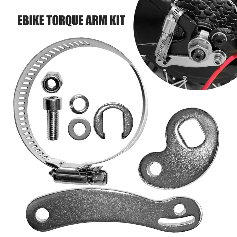 Electric Bike Torque Arm Accessory Ebike Torque Washers Universal for Front Rear E-bike Motor