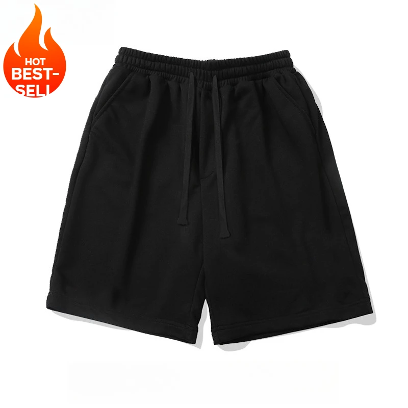 男性用ミニマリストベーシックスポーツショーツ、秋のトレンド、カジュアル、多用途、ルーズ、ドローストリングパンツ