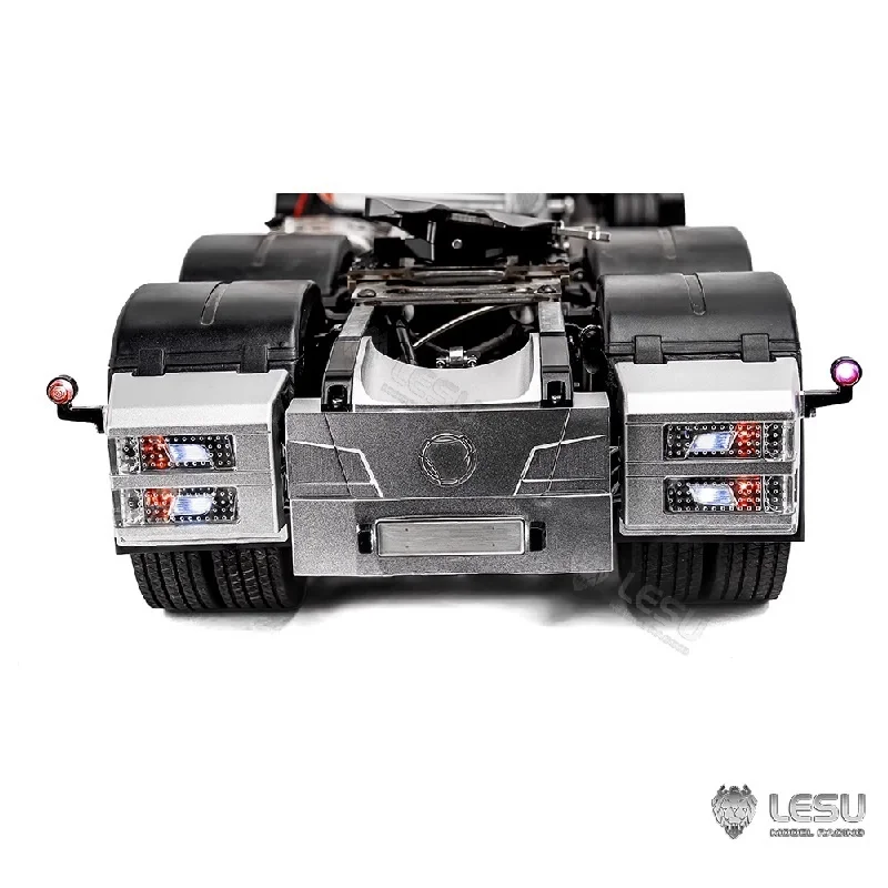 RC 1/14 Heckträger-Heckflügel-Rücklicht-Set für Tamiya Hydraulikbagger, Lader, Muldenkipper, für VOLVO Anhänger-Kipper DIY-Teile – Detail 7