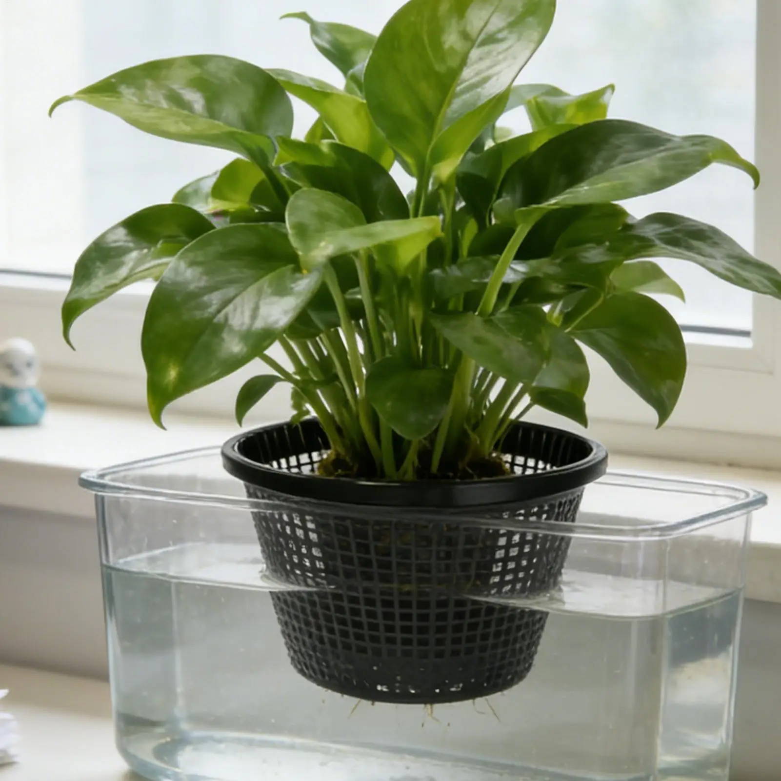 Net Pots 8.5 inch Reusable Weather-Resistant Hydroponic Net Pots for Aquatic Plants for Backyard Balcony Pond Planting Gardening