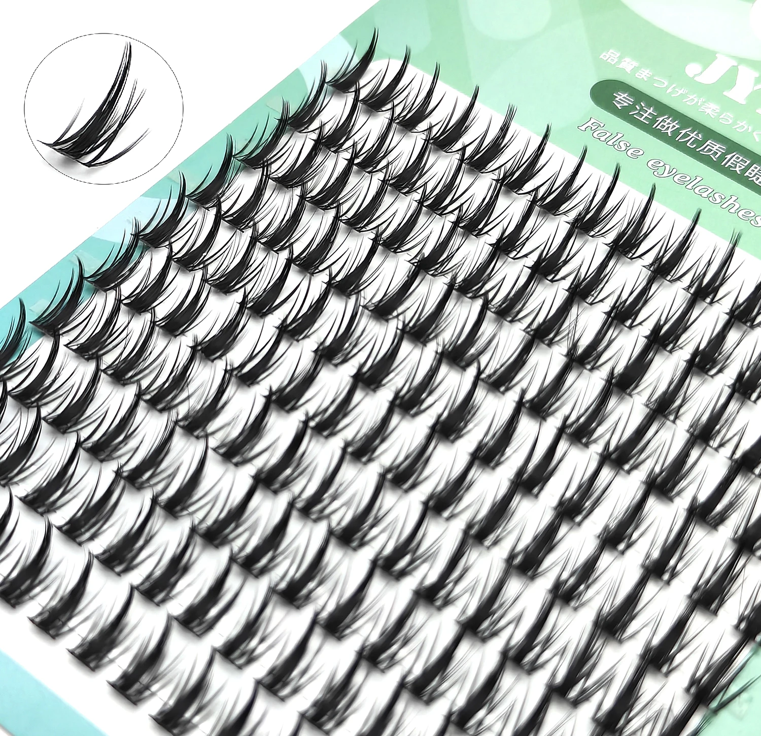 Wheat ears Manga Lashes Thick False Eyelashes Bundles Single Cluster Makeup Eyelash Segmented Natural Cos Eyelashes Extensions