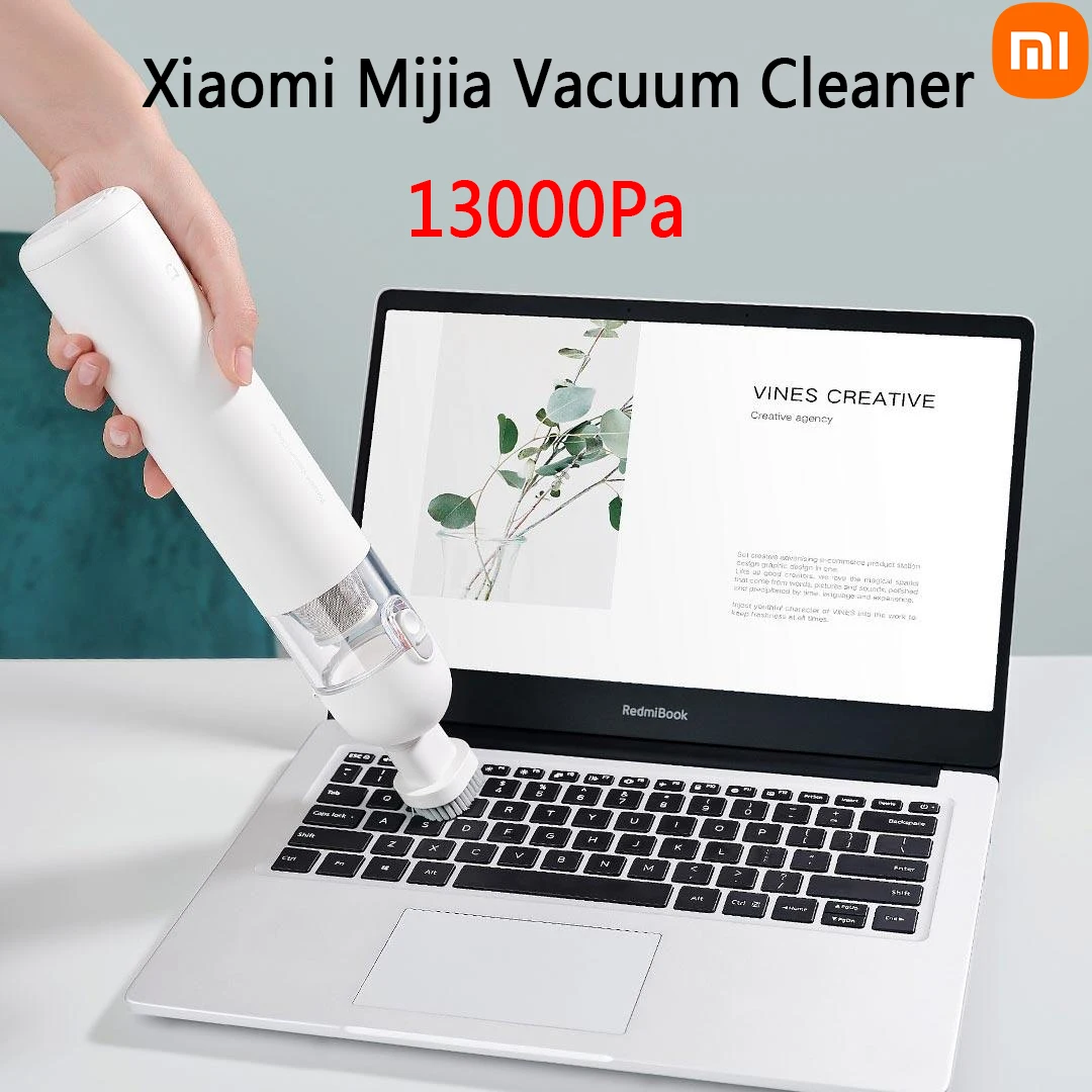 Original Xiaomi Mijia Handheld Vacuum Cleaner Portable Car Vacuum Cleaner 120W 13000Pa Super Strong Suction Vacuum for Home&Car