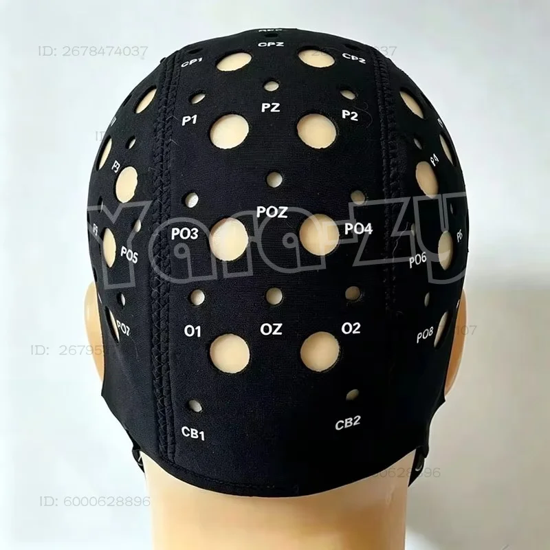 64 Channel EEG Cap Ultra-thin Interlayer Electrode EEG Specific Cap High Precision Brain Signal Monitoring EEG Recording Cap