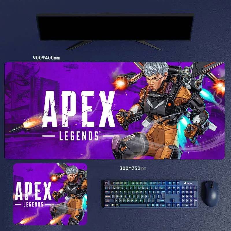 30/60/70/80cm Apex Legends Kairi Imahara Rubber Mouse Pads Video FPS Game HD Pattern Desk Mat Mice Keyboard Computer Peripherals