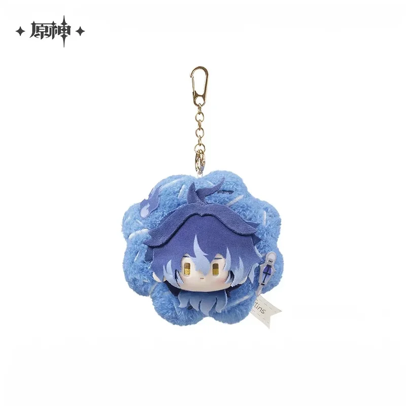 In Stock Genshin Impact Merch Spring Blossom Tales Floral Wreath Plush Keychain Cute Chibi Xiao Venti Lynette Freminet Flower