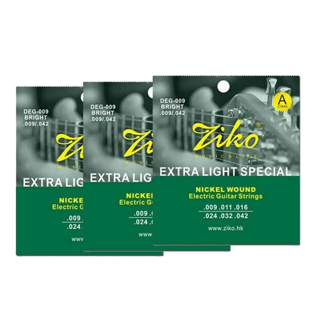 

Accessories 3 Set DEG-009 Electric Guitar Strings ZIKO Basses Gear Guitars Musical Instruments Strings 2021 High Quality