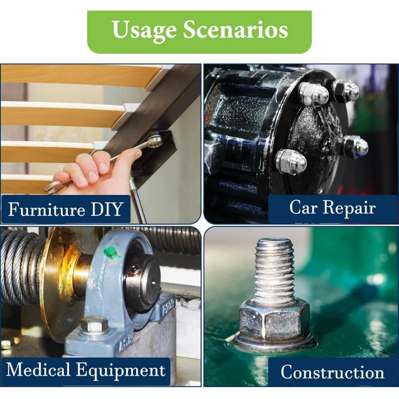1000 Uds M2 M2.5 M3 M4 M5 M6 M8 M10 M12 304 Kit de arandela de bloqueo de resorte de acero inoxidable, arandelas divididas métricas para tornillos surtido de pernos