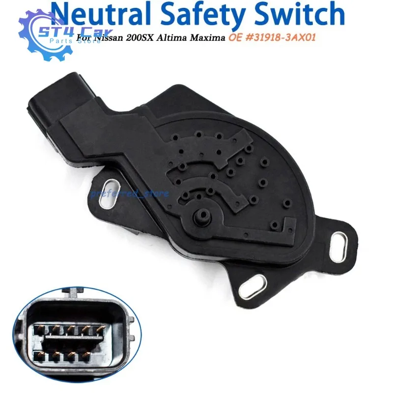 Neutral Safety Switch 319183AX00 31918-3AX00 for Nissan VERSA 2009-2012 Models I30 1998-2006 PRIMERA P11 MAXIMA 319183AX01