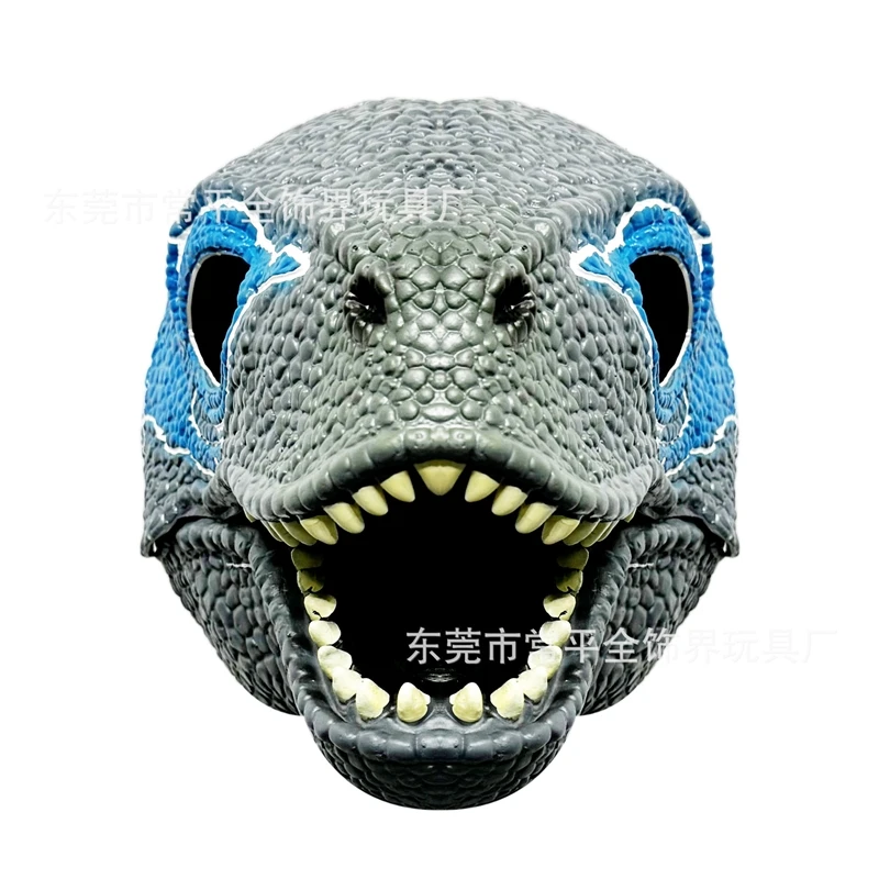 Маска динозавра T Rex с подвижным ртом, костюм на Хэллоуин, головной убор с животными, рождественская вечеринка, забавный аксессуар для детей и взрослых, реалистичный аксессуар