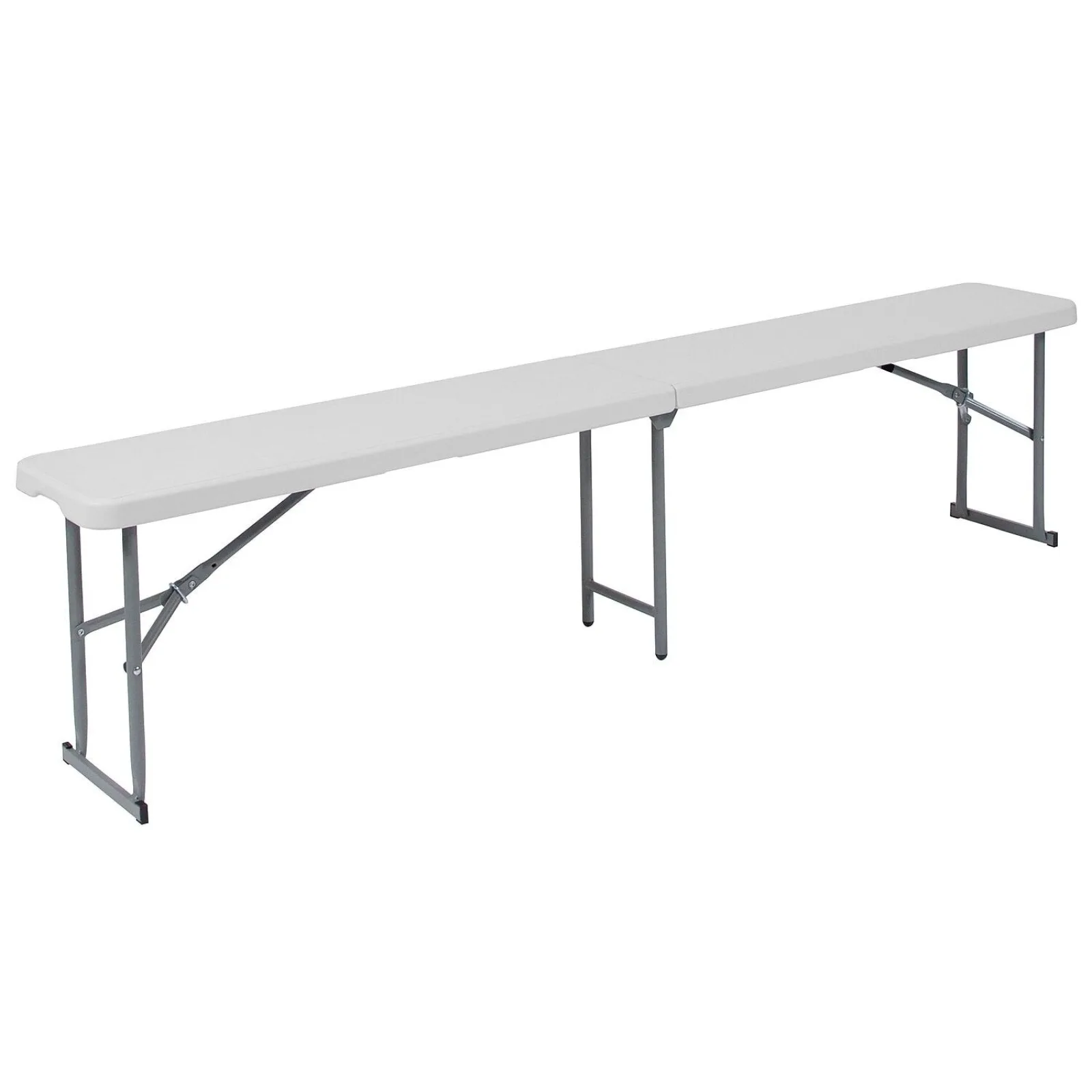 

Plastic Folding Bench Granite White (RB1172FH) United States