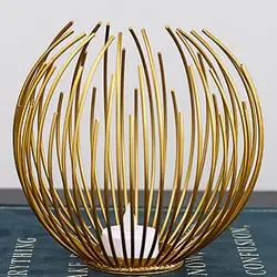 Metal Candle Holder Tea Light Candlestick Iron Art Geometric Candle Stand For Home Decor Table Centerpiece Wedding Party