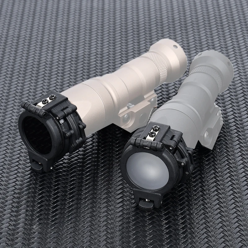 

WADSN M300 M600 Tactical Flashlight Head Cover Diffuser Cap 25mm Diameter Scoutlight Adapter Soft White Light IR filter Cover