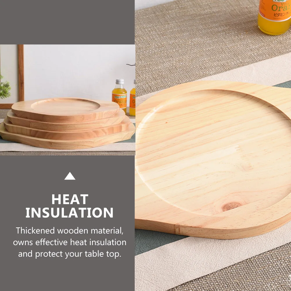 

1Pcs Premium Wood Heat Resistant Insulation Board Thick Non-Skid Table Mat Pot Cushion Dish Mat Dining Table Protector