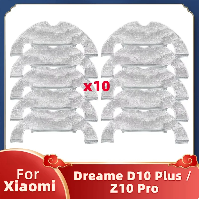 A55X-For Dreame D10 Plus Robot Vacuum Cleaner Efficiently Cleans Mop Cloths And Replaces Parts