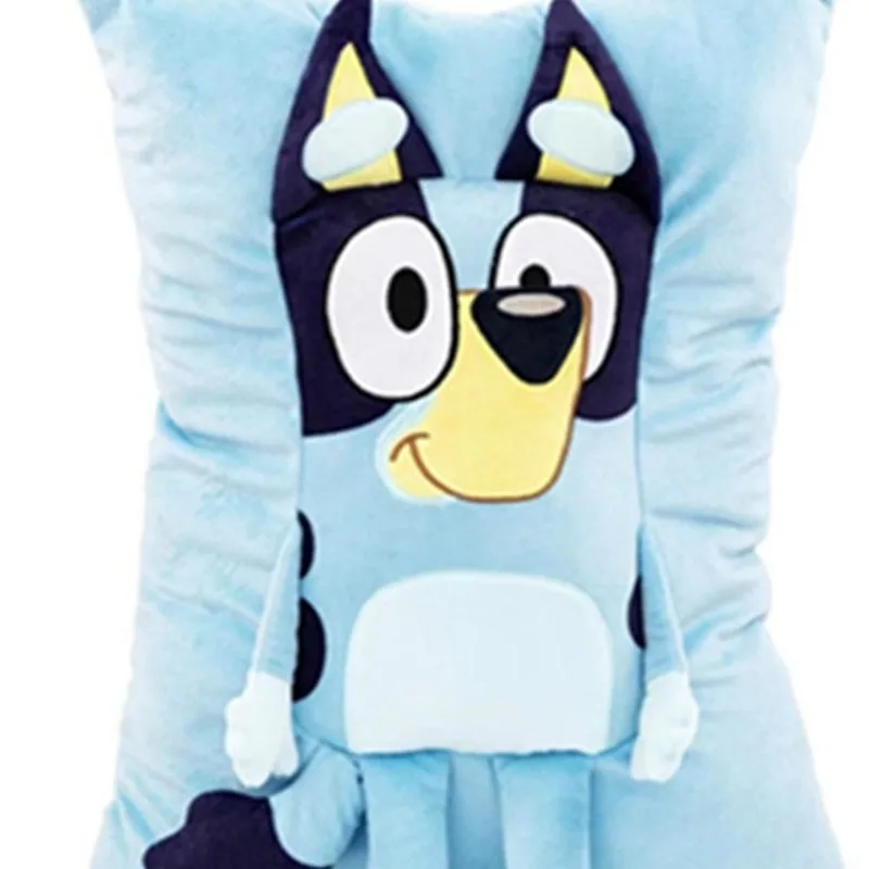 Oreiller en peluche de la famille Bluey, 38 cm, kawaii, anime, figurine de chien Bingo, jouets en peluche, animaux en peluche, jouet pour enfants, cadeaux de vacances