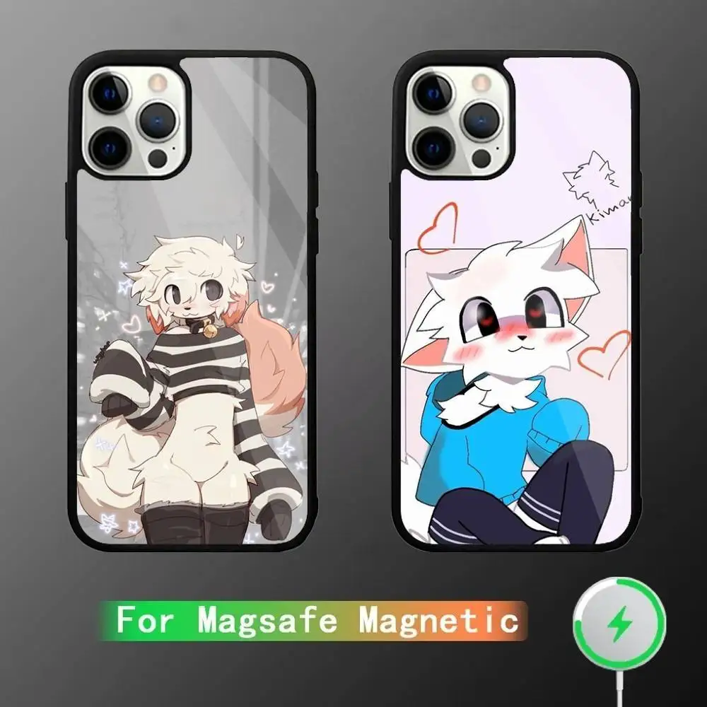 

Boykisser Phone Case For iPhone 17,16,15,14,13,12,11,Pro,Max,Plus,Mini,SE4,E Magnetic Magsafe Wireless Charging