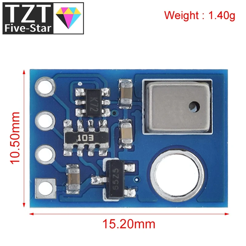 TZT AGS10 TVOC Air Quality Gas Sensor I2C MEMS Replaces AGS02MA For Arduino