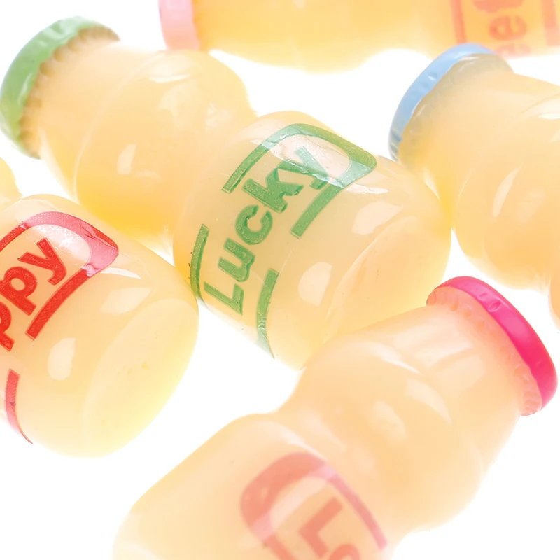 5 ピース/ロットミニチュアドールハウスミルクドリンクふり食品 1/12 1/6 ドールハウスおもちゃ