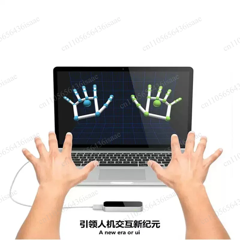 Leap Motion 2 3D Gesture Motion Sensing Controller, Gesture Sensor Compatible with Windows PC & Mac Computer