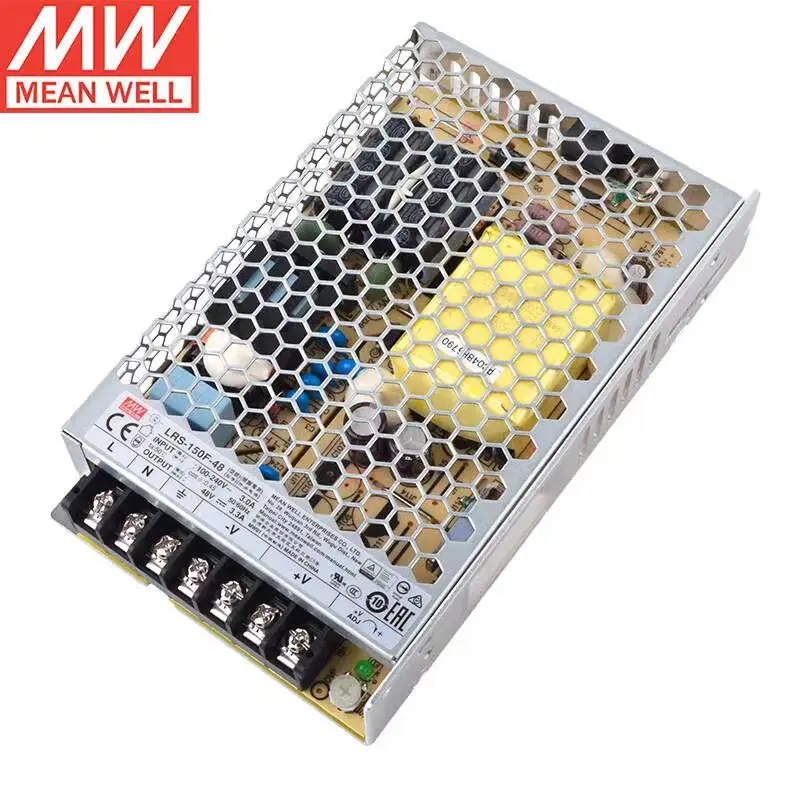 

Mean Well LRS-150F-48 85~264VAC TO 48VDC 3.3A 158.4W Single Output Switching Power Supply Led Driver Transformer