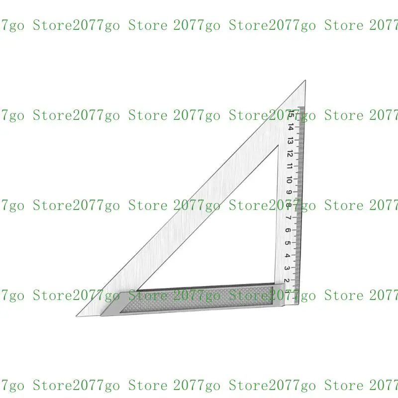 

652F 150mm/200mm/300mm Triangles Square Ruler Stainless Steel Right Angled Woodworking Tool Measurement for Engineers