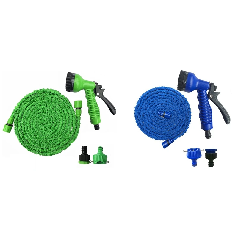 

100FT Garden Hose Flexible Telescopic Water Pipe Expandable Water Hose Car Washing,Floor Cleaning,Garden & Yard