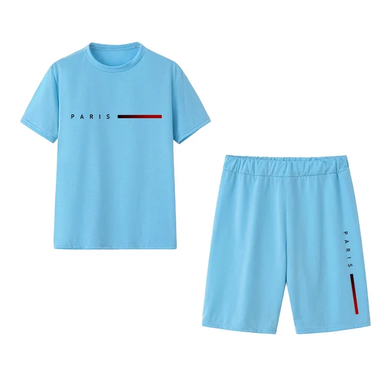 

Women's Clothing Casual Two Piece Set for Women Tracksuit Short Sleeve Daily Summer Shorts T-Shirts O-Neck Matching Sets Woman