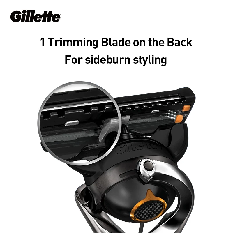 Gillette Razor Men Fusion 5 Proglide Air Power Razor Micro Vibration Tech 5-layers Blade Manual Smooth Shaving T-shaped Razor