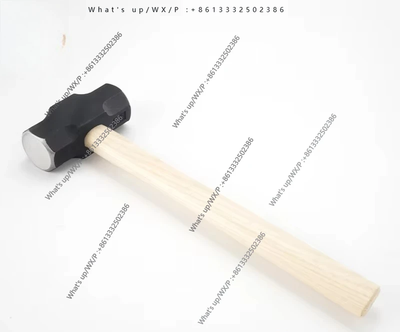 

1 фунт/2 л, прямоугольный кувалда с деревянной ручкой, кованая стальная головка для сноса и строительства