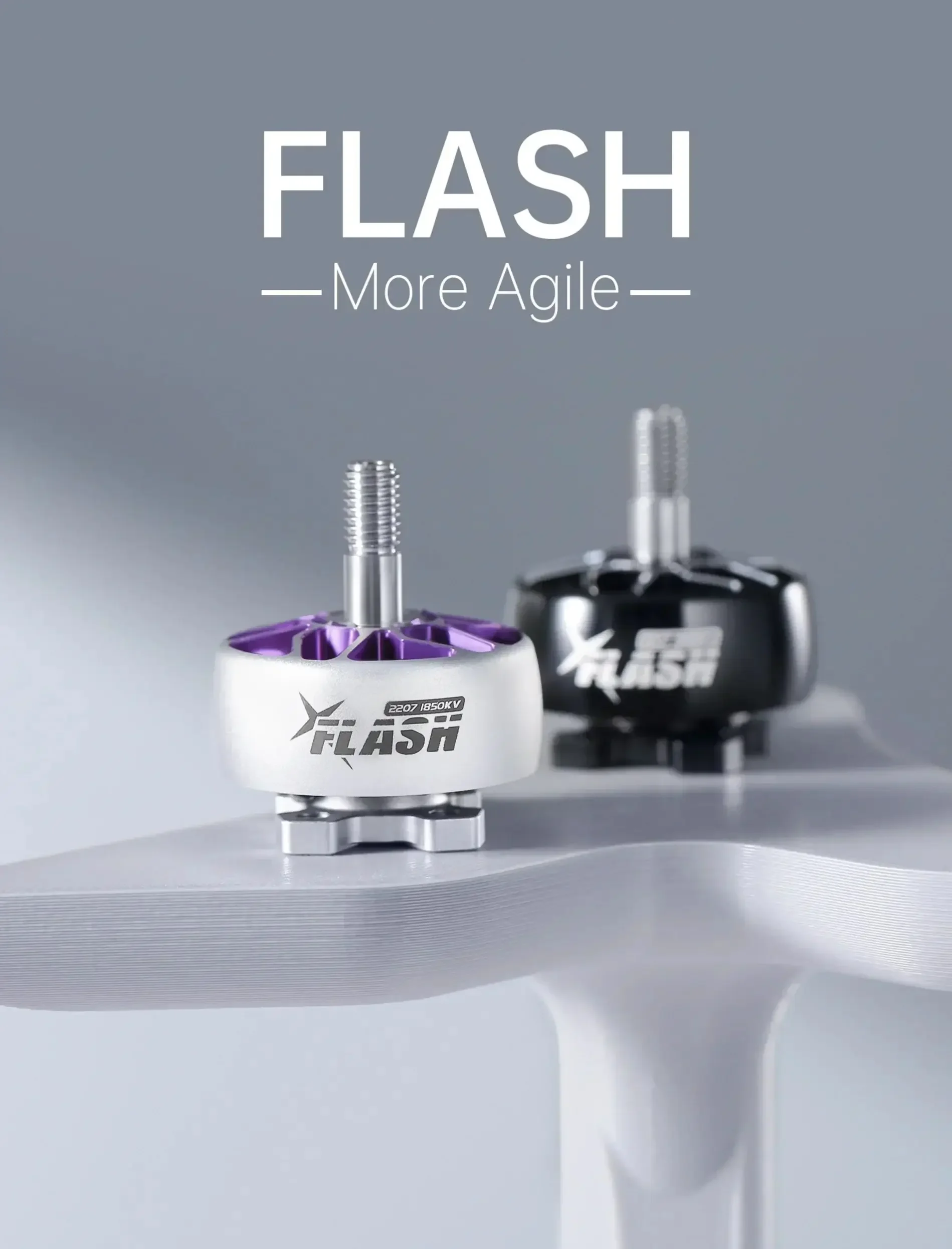 FlyFishRC Flash 2306 1750KV 2550KV Brushless Motor for 5-6 inch FPV Freestyle Drone, High Performance 6S Racing Quadcopter Parts view 5