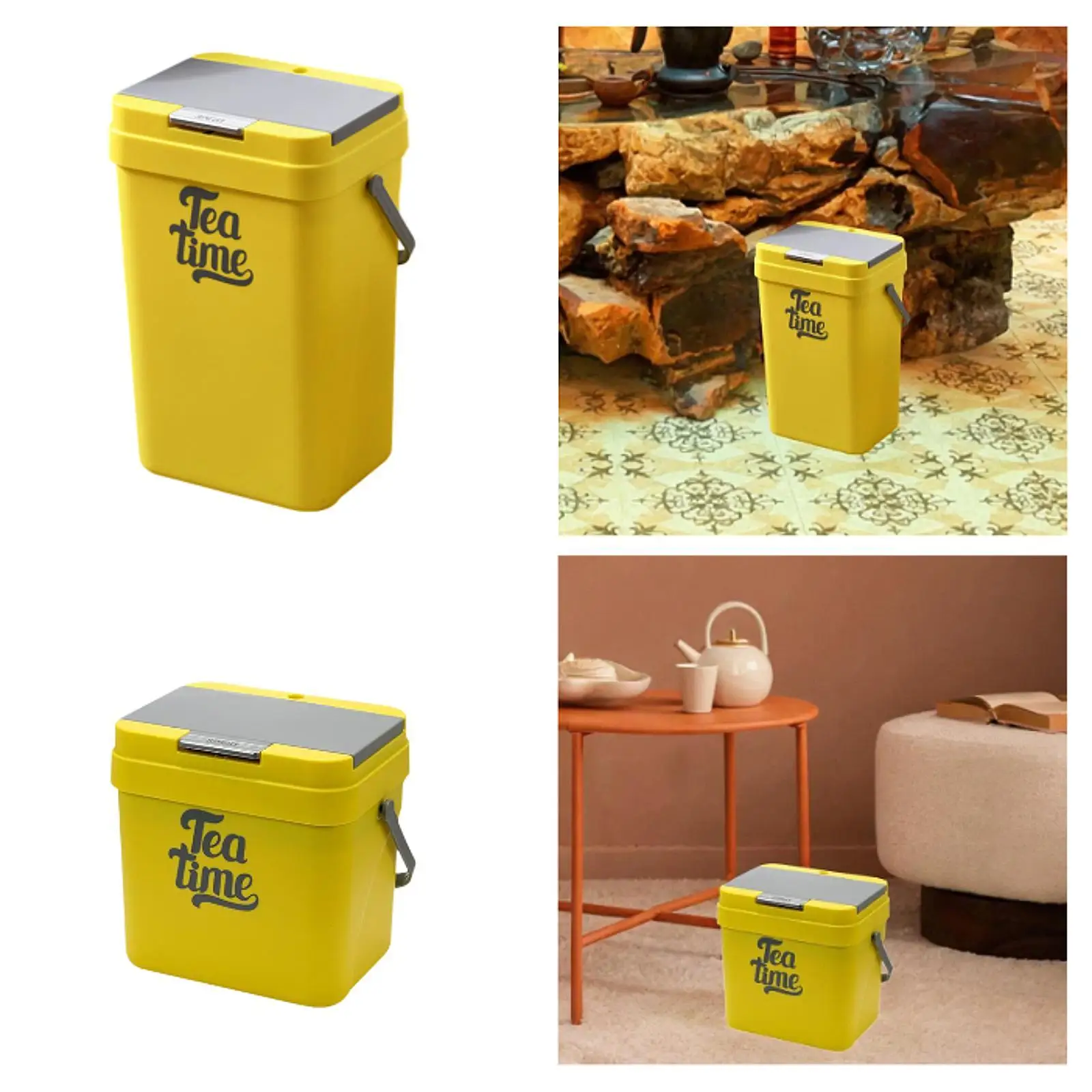 Tea Waste Bucket Garbage Container Tea Strainer for Kitchen Household Office