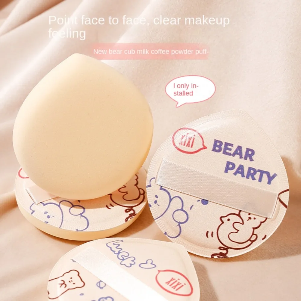 Sponge Air Cushion Makeup Puff Skin-friendly Professional Cartoon Cosmetic Puff Elastic Cotton Soft Air Cushion Powder Puff