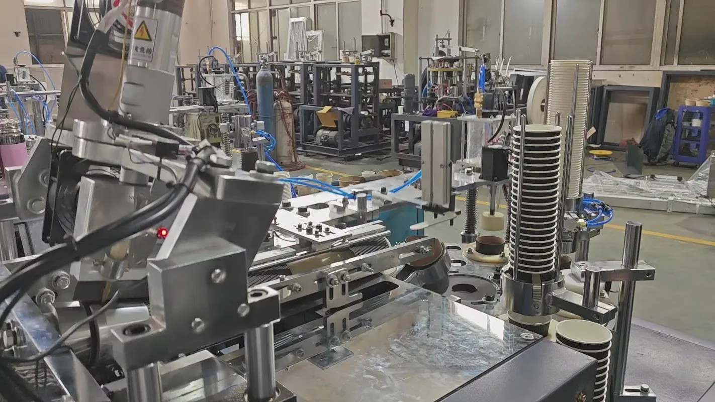 High Speed Automatic Paper Cup Making Machine 90z-220z Disposable Double Wall Paper Cup Making Machines For Small Businesses