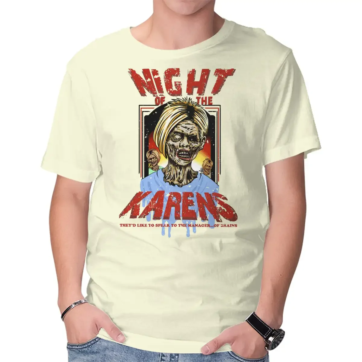 Night Of The Karens Anime Graphic T-shirts for Men Clothing Women Short Sleeve Tees New Arrivals Unisex Summer