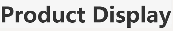 Product detail