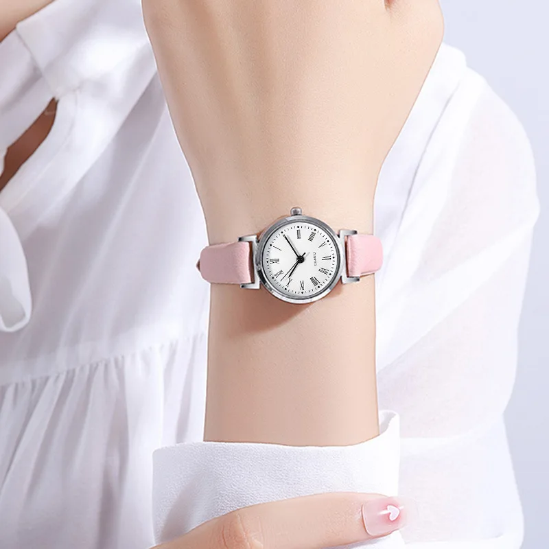 Women's Quartz Watch Exam Student Thin Strap Decorative Small Dial Exquisite Stylish Casual Daily Wear School Study Wristwatch