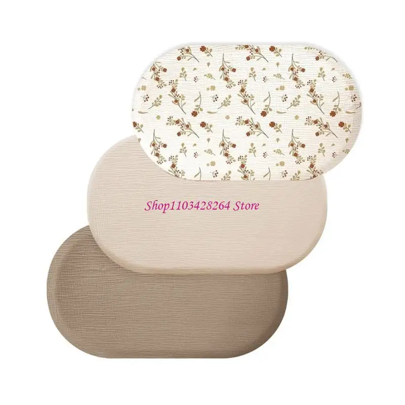 مجموعة ملاءات مناسبة لعربة الأطفال حديثي الولادة من القطن #4