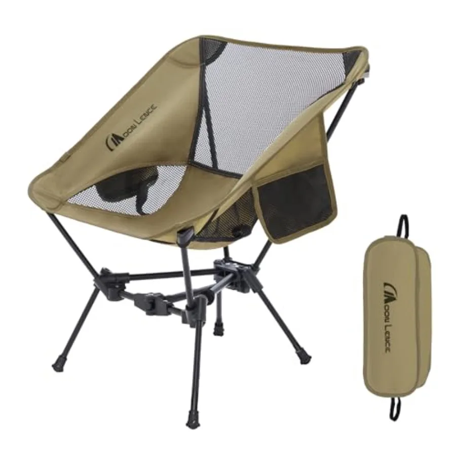 

Portable Camping Chair Lightweight Foldable Chair - The 4th Generation Portable Folding Chair - Compact Ultralight Folding Chai